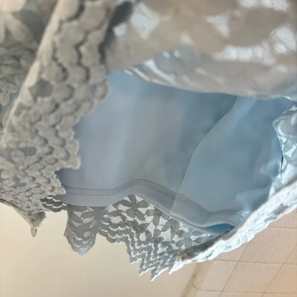 NWT Costco Teddi Rose Blue Floral Tshirt Blue Size Medium Office Church Event - Picture 8 of 13